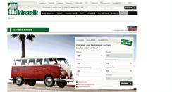 Desktop Screenshot of klassikmarkt.autobild.de