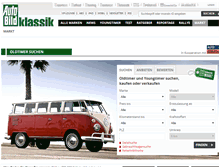 Tablet Screenshot of klassikmarkt.autobild.de